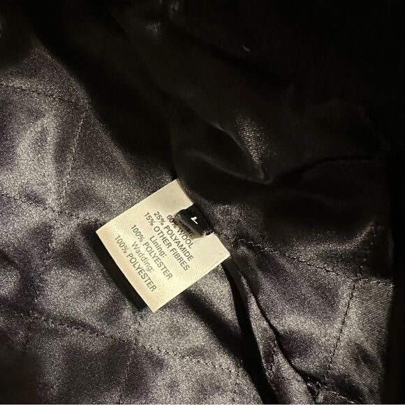 Vintage Savoy Taylor’s Guild Wool Blend Double Layered Men’s Peacoat Size Large - Picture 10 of 15